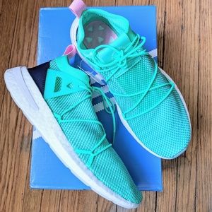 Adidas Arkyn Knit Shoes Green Teal Pink 7.5 NWT
